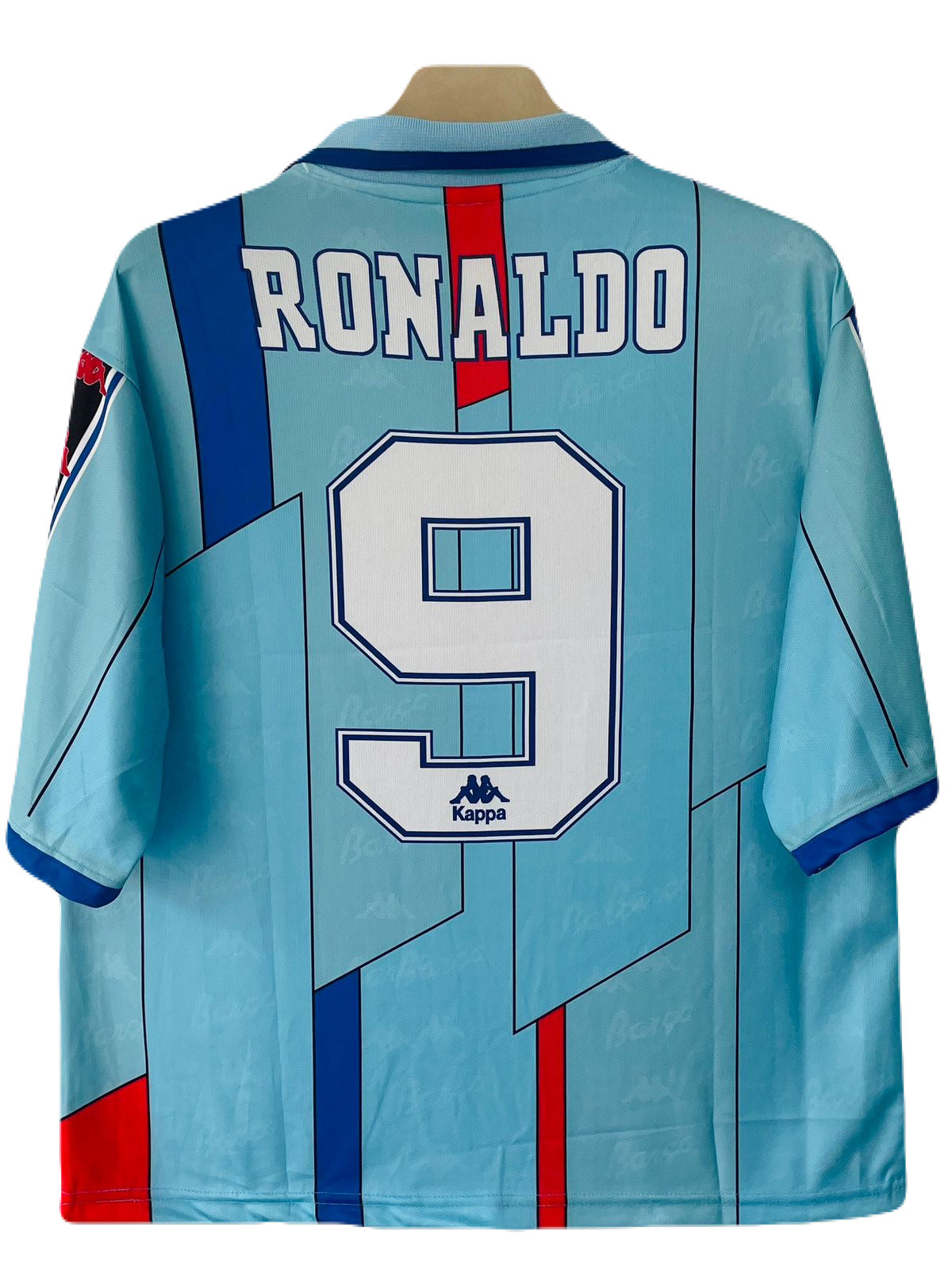 Ronaldo Barcelona Away 1998 collar Fivesleeve jersey -  P2000