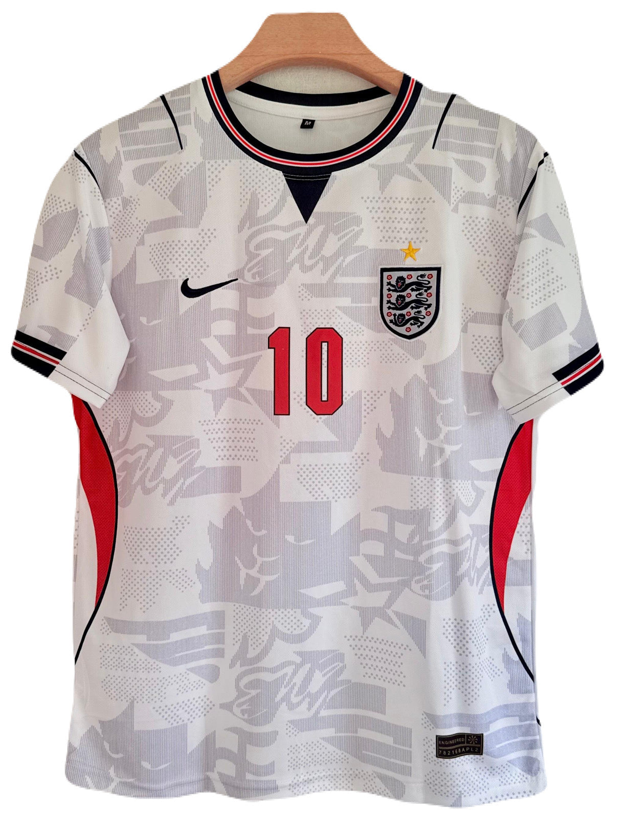 Bellingham England 2026 World Cup Home Half Sleeve Jersey -