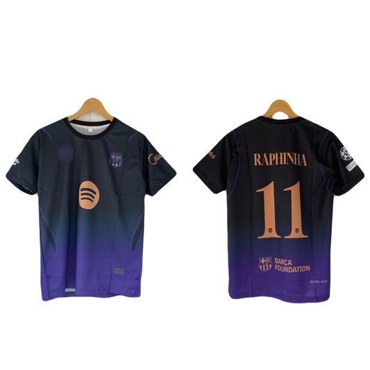 Raphinha Barcelona 2026/27 Away Half Sleeve sublimation jersey - P2727 | BMG STORE
