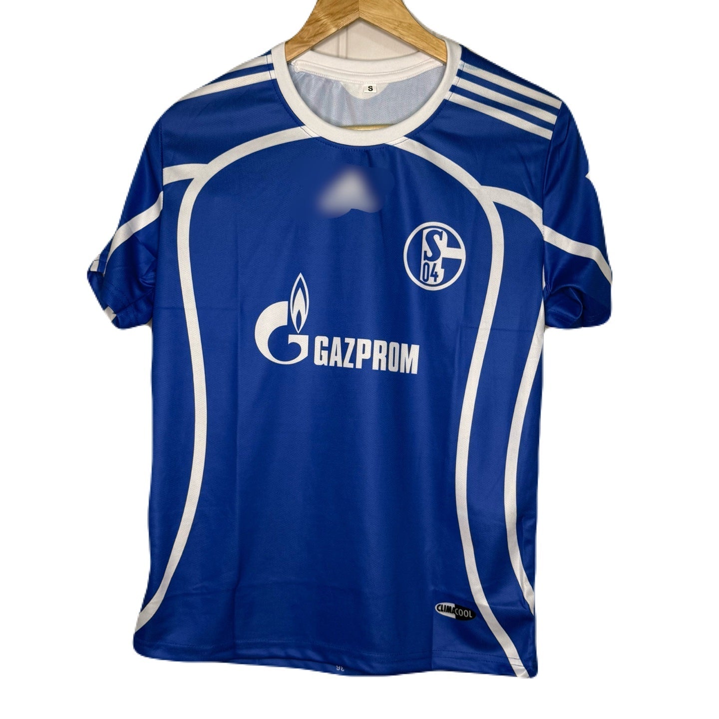 Schalke 04 2007-08 home Kit Ozil Half Sleeve - P847 bmg store