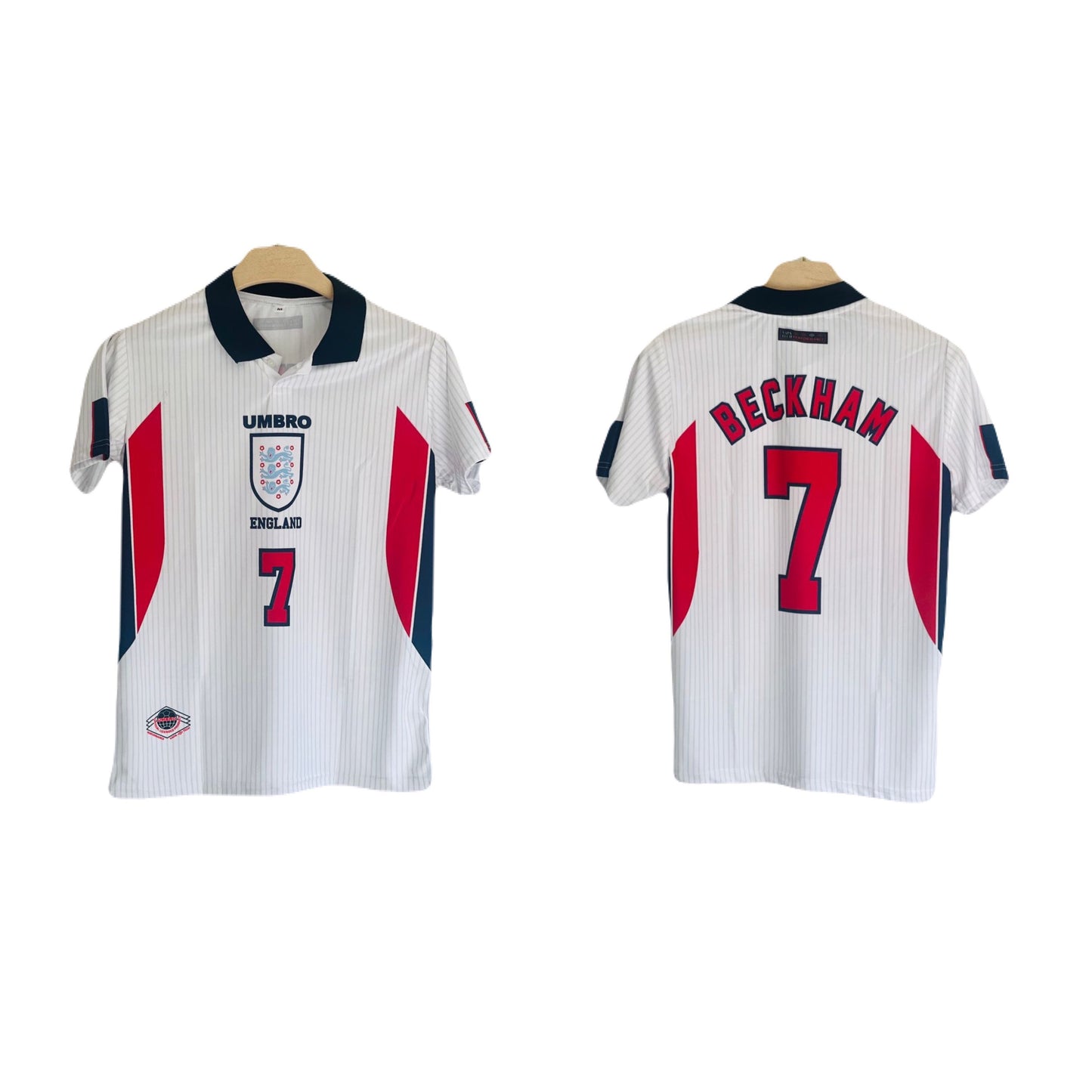 Best Retro Jersey England 1998 Beckham 7 Polo type jersey P358