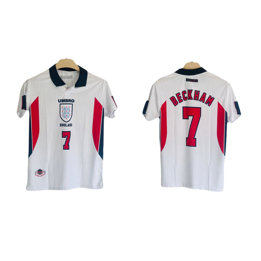 Best Retro Jersey England 1998 Beckham 7 Polo type jersey P358