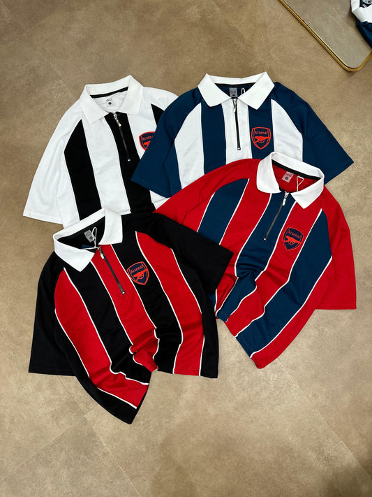 Arsenal polo T-shirt zip Collar premium - bmg store