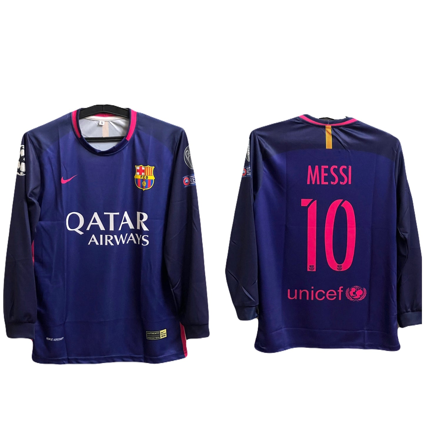 Barcelona 2016/17 away messi full sleeve - P701 bmg store