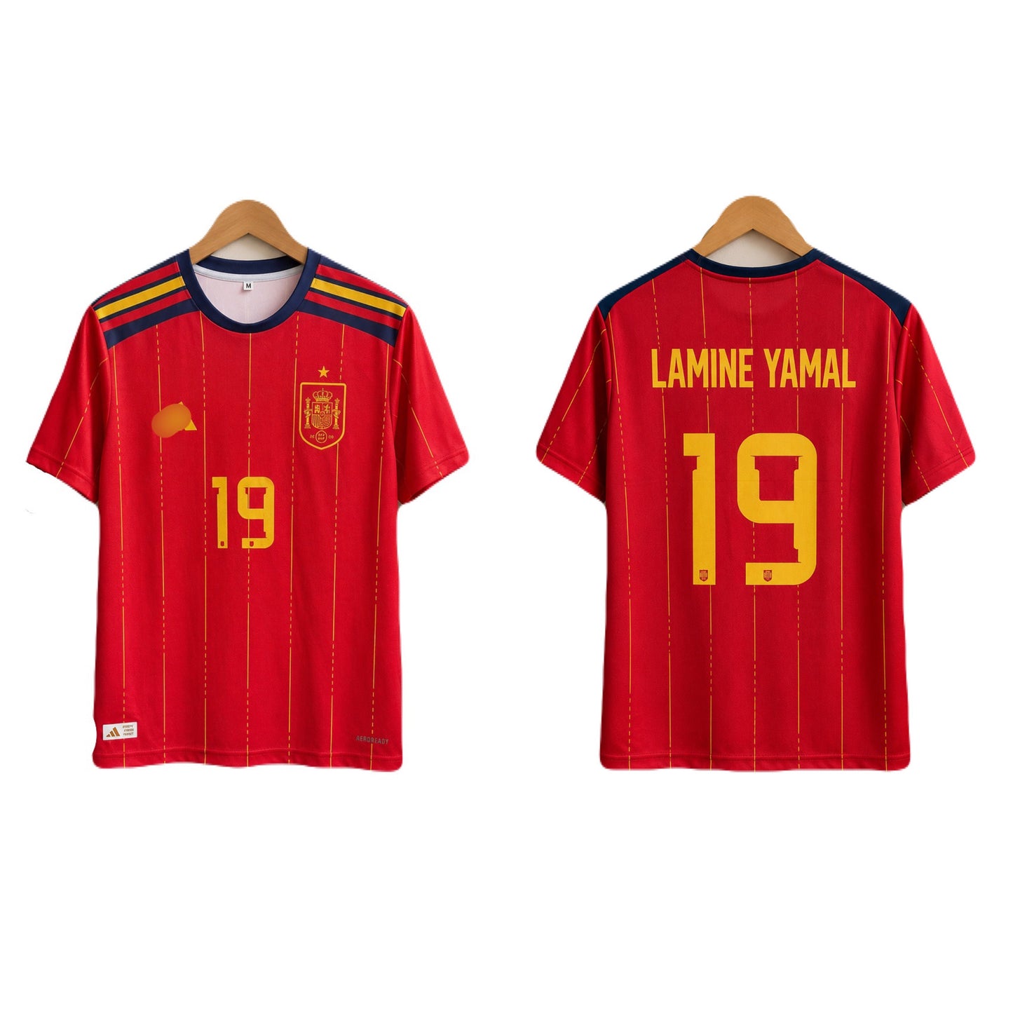 Lamine Yamal Spain 2026 World Cup Home Half Sleeve Jersey -