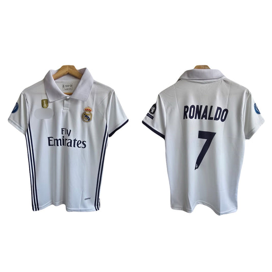 Ronaldo 2018 Real madrid embroidery half sleeve P510 - bmg store