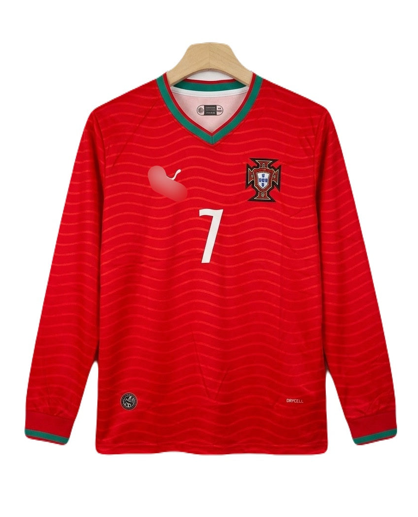 Portugal 2026 worldcup home jersey full sleeve ronaldo Embroidery
