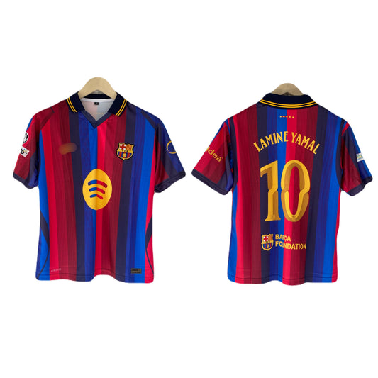 Yamal Barcelona Home kit 2026/27 Five Sleeve collar Embroidery- P2482 | BMG STORE
