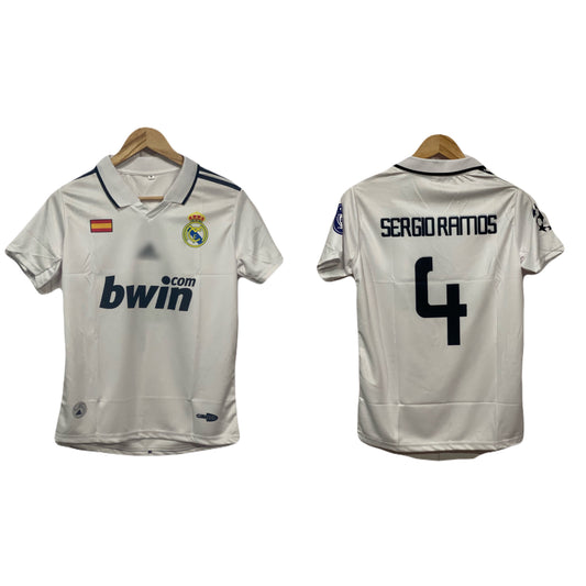 Real madrid 2011-12 Home kit Sergio Ramos Half sleeve P524 - bmg store