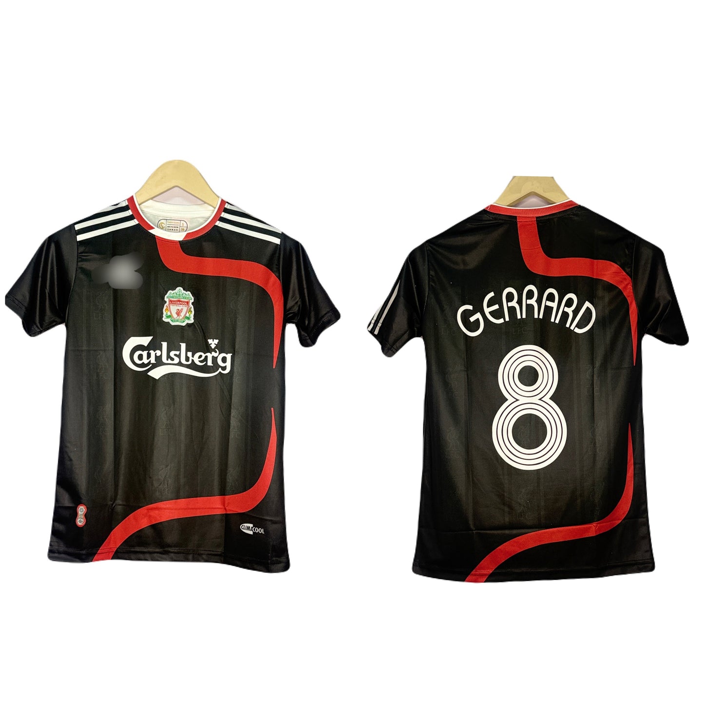 Liverpool 2007-08 Third Kit  Gerrard Half Sleeve - P1304