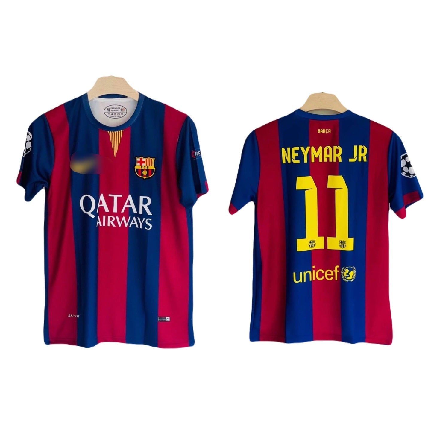 Barcelona 2015 Neymar Home jersey half sleeve p5  -bmg store