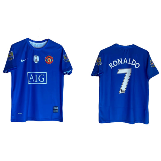 Best Retro jersey 2008/09 Manchester United Third kit Ronaldo P353 -