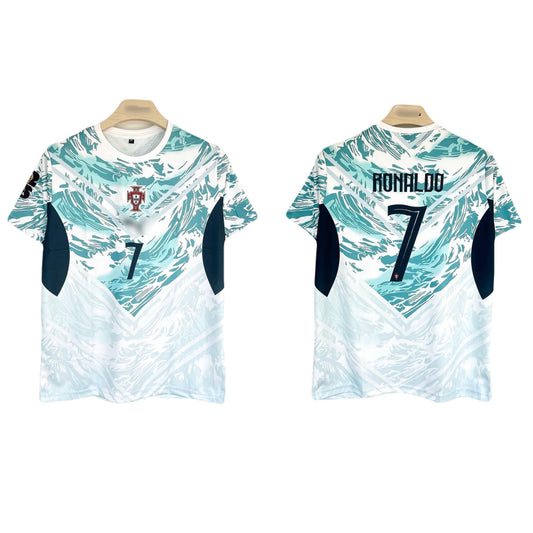 Ronaldo Portugal 2026 world cup away kit Half Sleeve jersey -