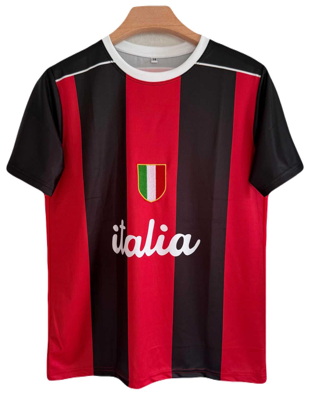 Ac milan Vintage style Italia Half Sleeve Embroidery Jersey- P1571