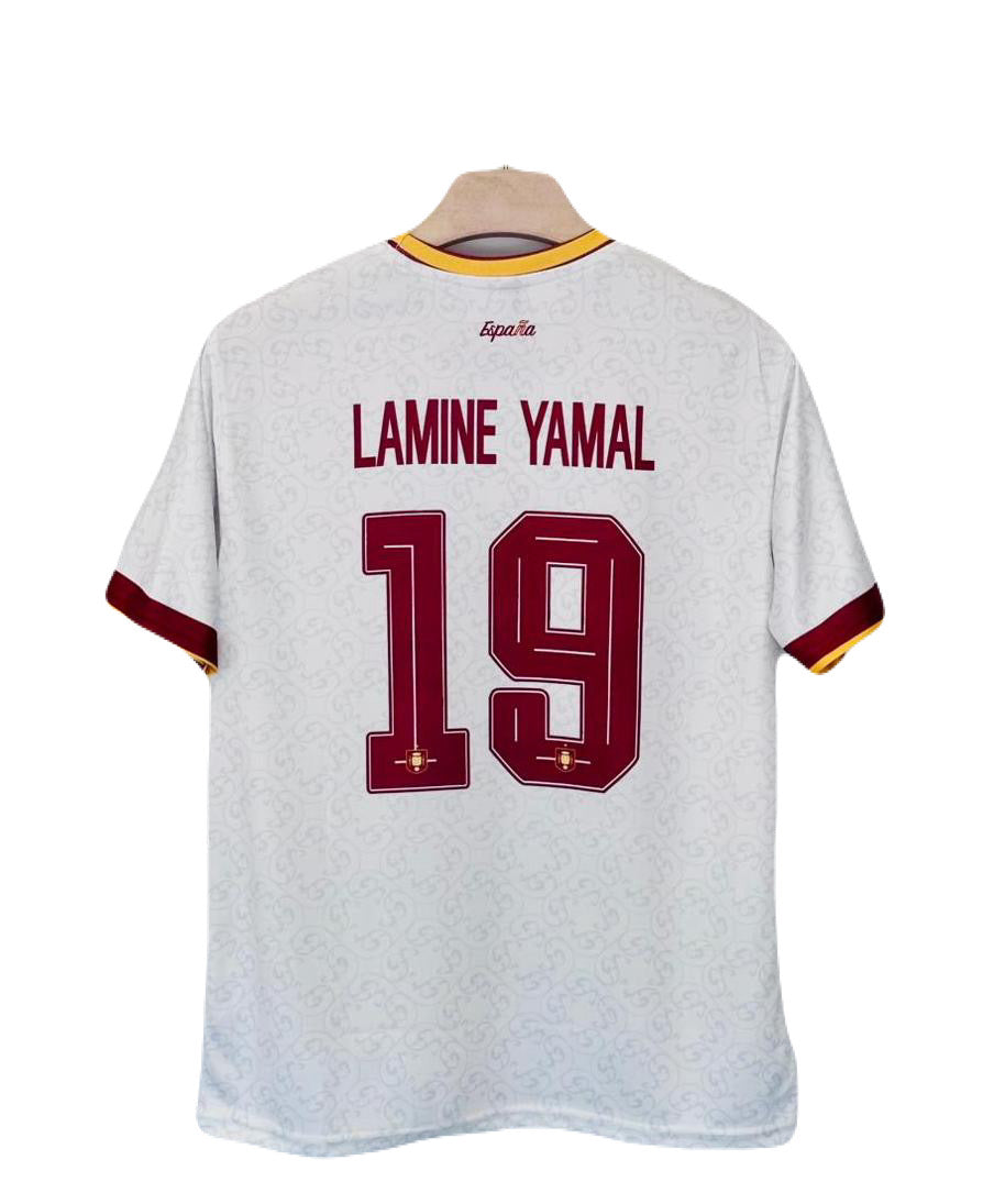 Spain 2026 World Cup Away Yamal Half Sleeve Sublimation Jersey - P1471