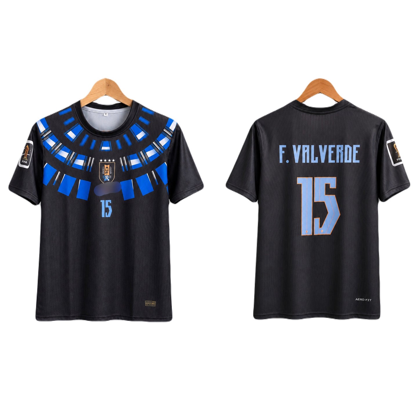 Valvarde Uruguay 2026 World Cup Away Kit Half Sleeve -