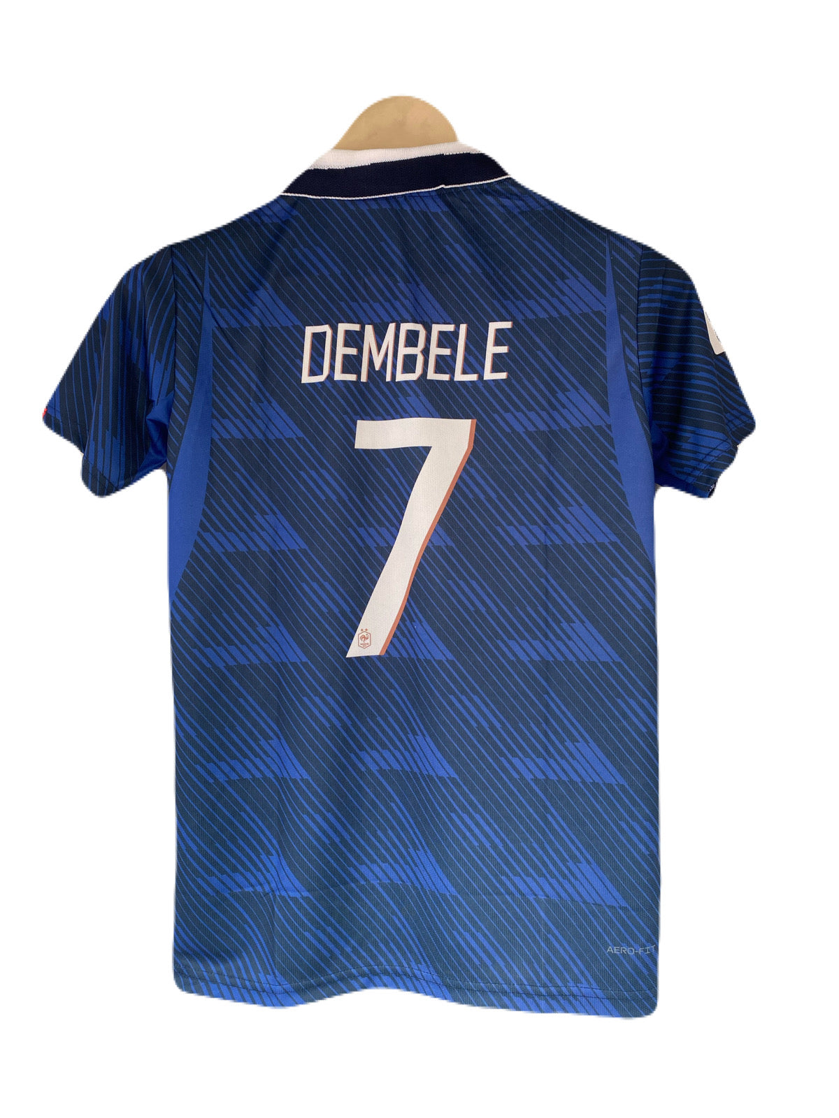 Dembele France 2026 world cup Home Half Sleeve collar Sublimation -