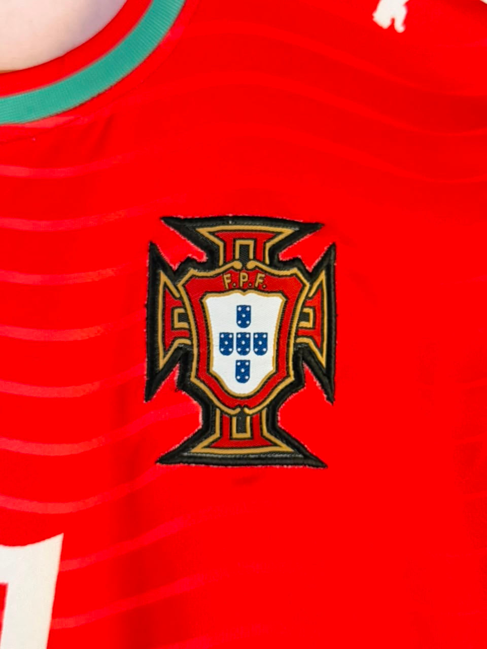 Ronaldo Portugal 2026 World Cup Home Kit  Half Sleeve Embroidery - P2377