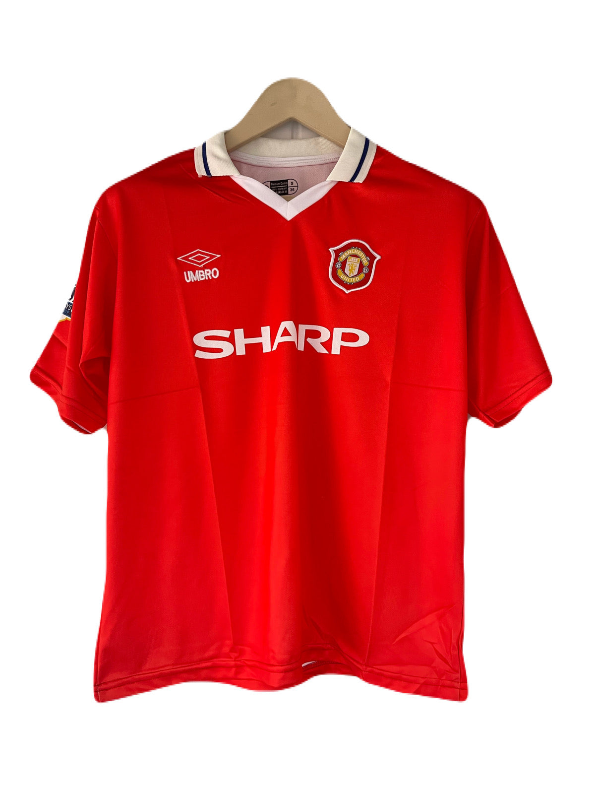 Manchester United 1994-96  Beckham Fivesleeve Embroidery -  P1405