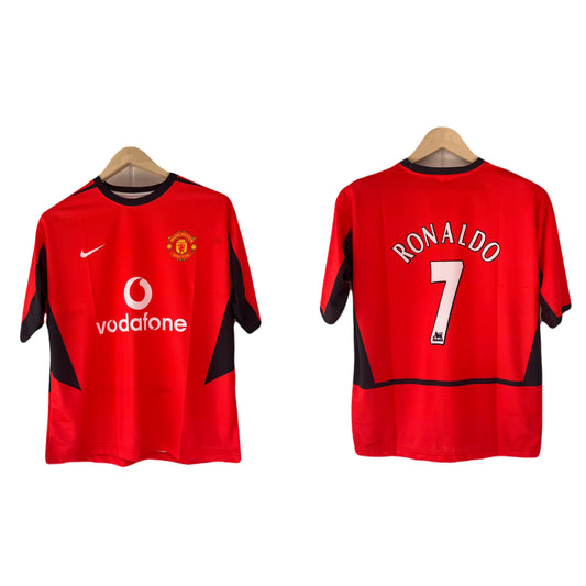 Manchester united 2006-07 home Ronaldo  Five Sleeve Sublimation -P1467