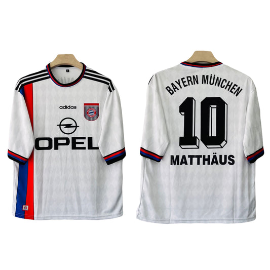 Bayern Munich 1996-98 Away kit Matthaus Five sleeve - bmg store