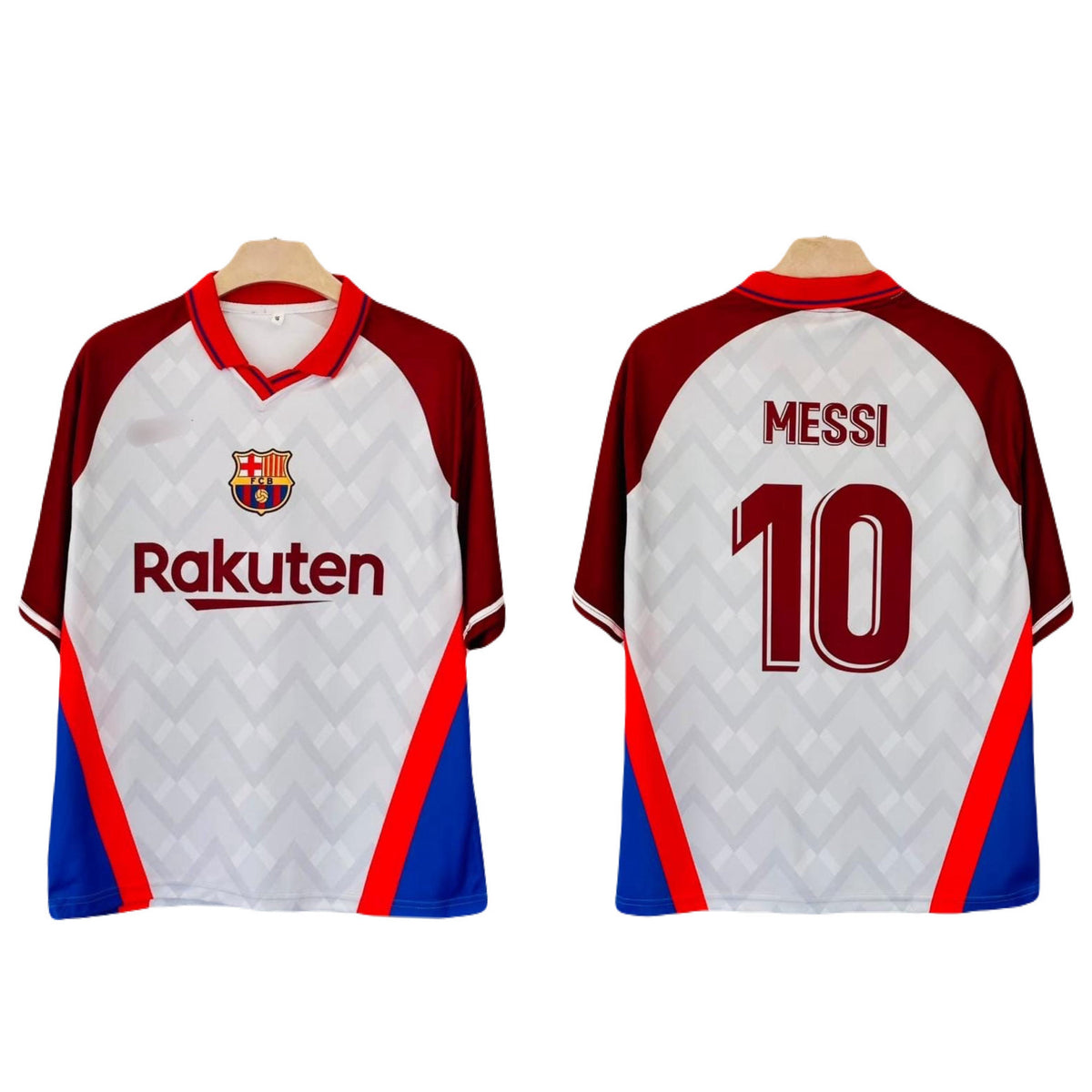 Messi Barcelona Five sleeve Collar Sublimation jersey -P2594 | BMG STORE