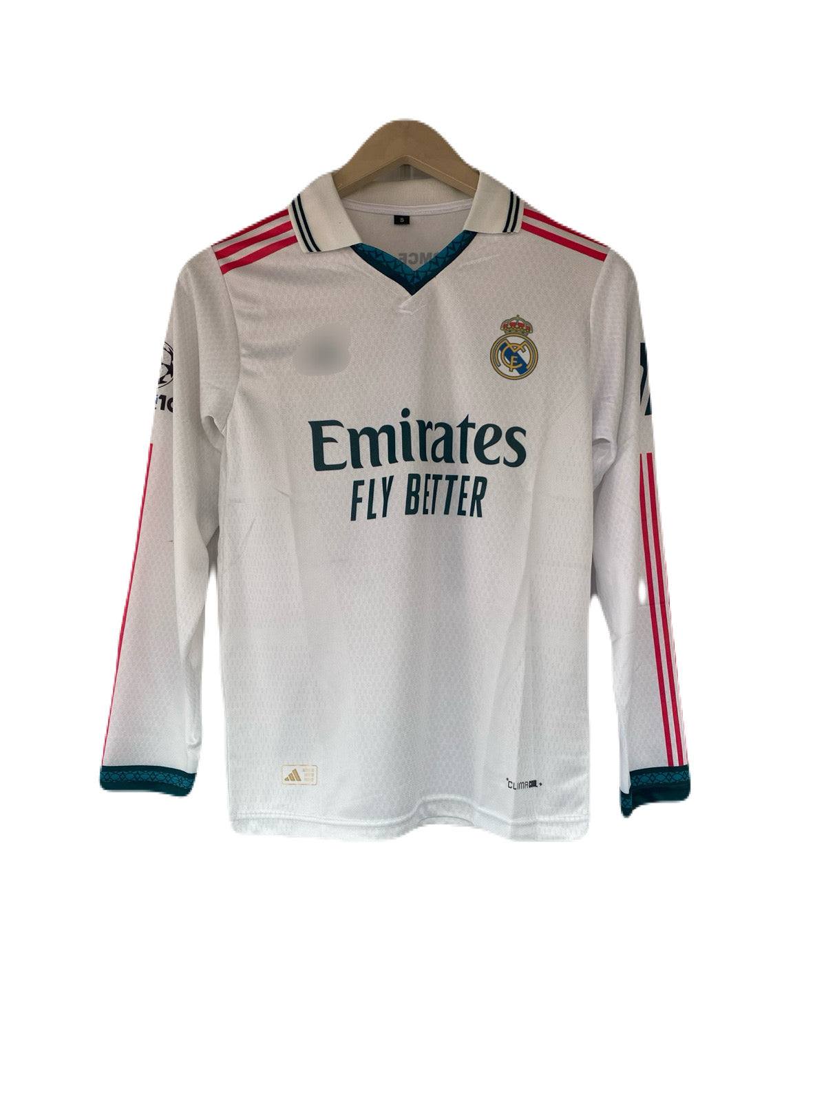 Mbappe Real Madrid 2026-27 home Jersey Full Sleeve Collar Sublimtion -P2532 | BMG STORE