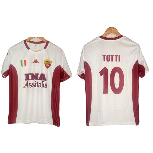 As Roma 2009-10 Away Kit Totti Half Sleeve - P734