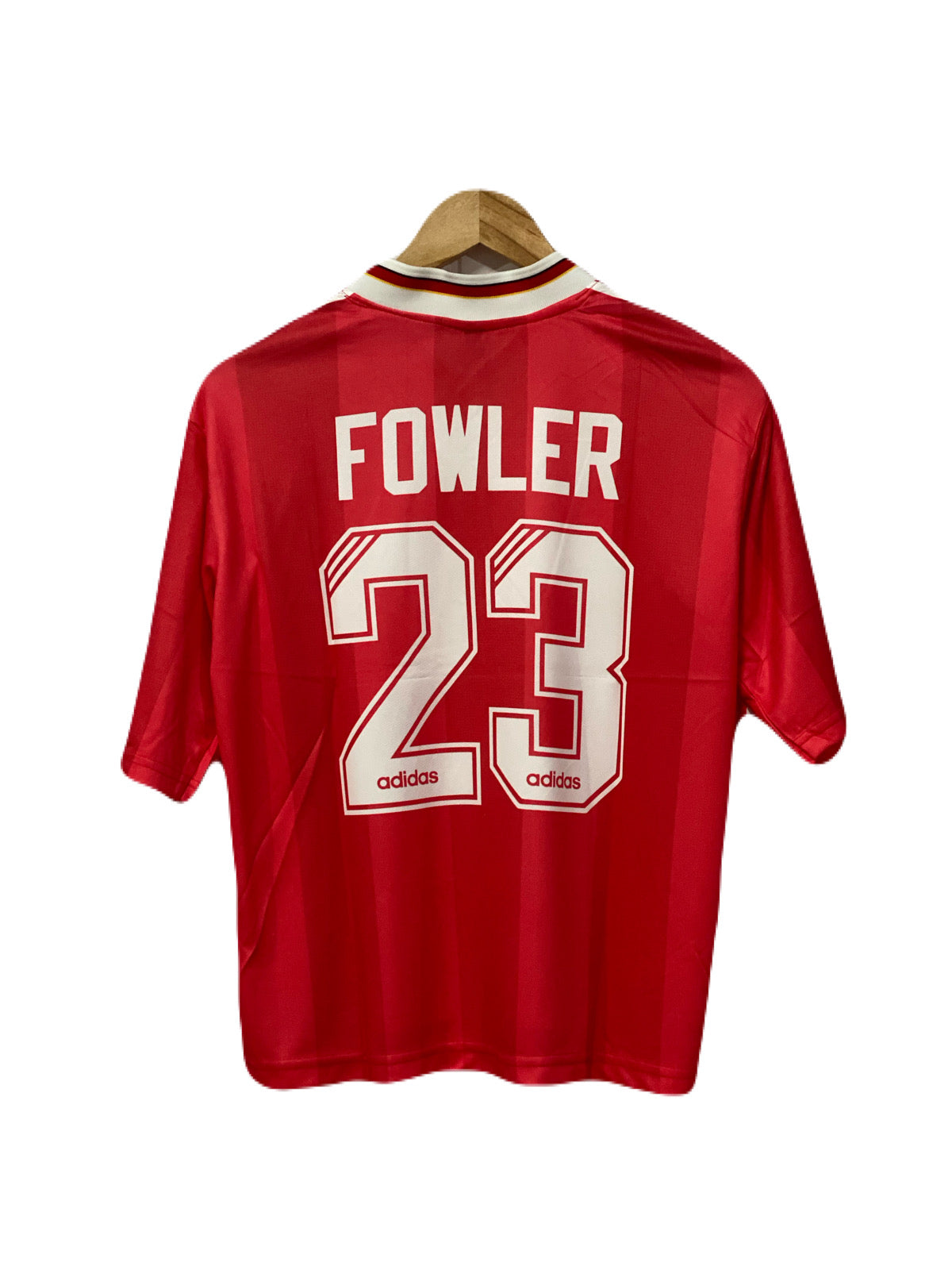 Liverpool 1996-97 Home Kit Fowler Five sleeve - P682 bmg store