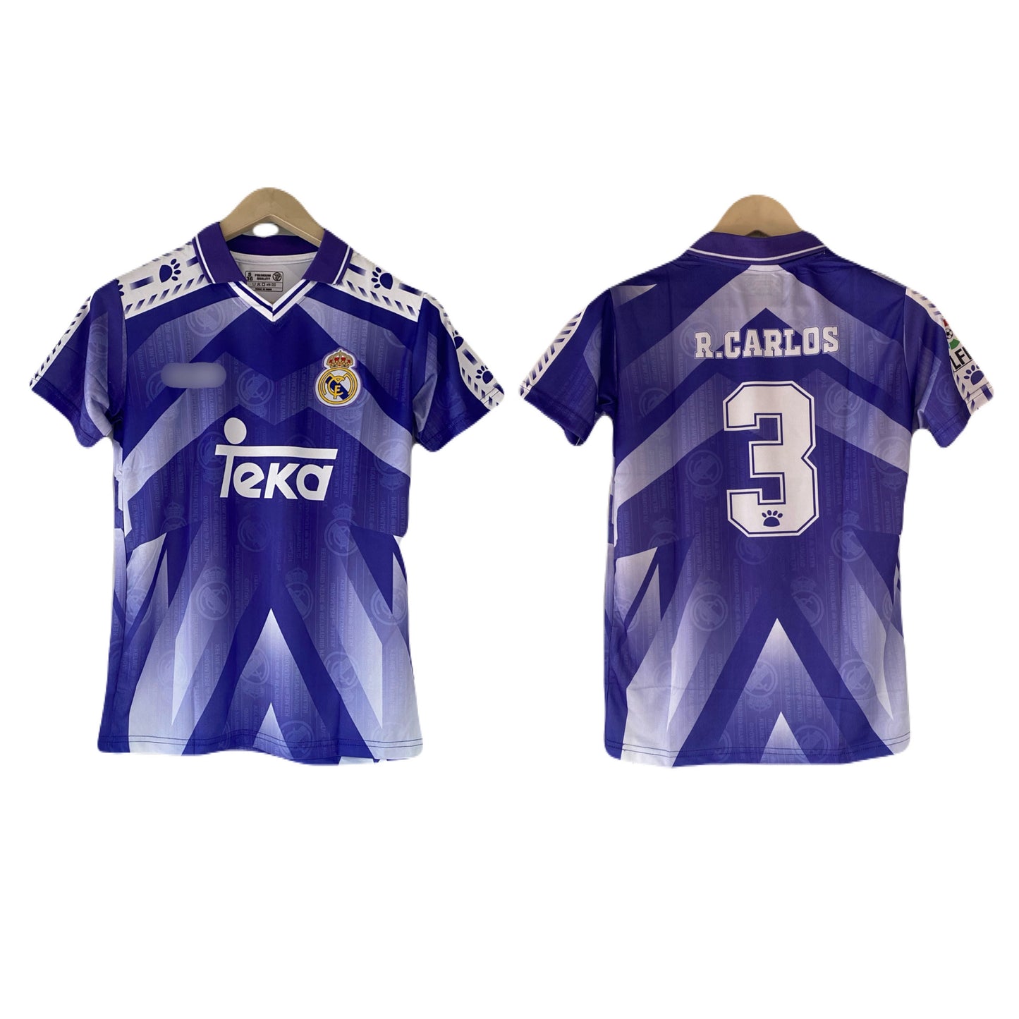 Carlos Real Madrid Kit Half Sleeve collar type embroidery - P2056
