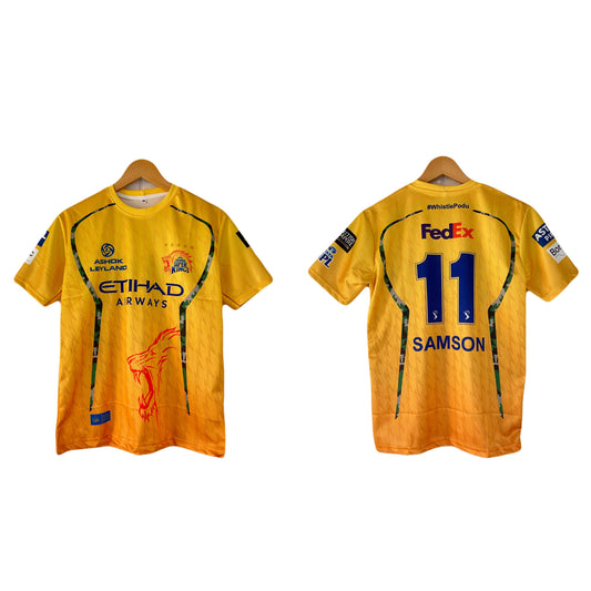 Csk Chennai super kings sanju samson 2026 IPL  jersey - P1494