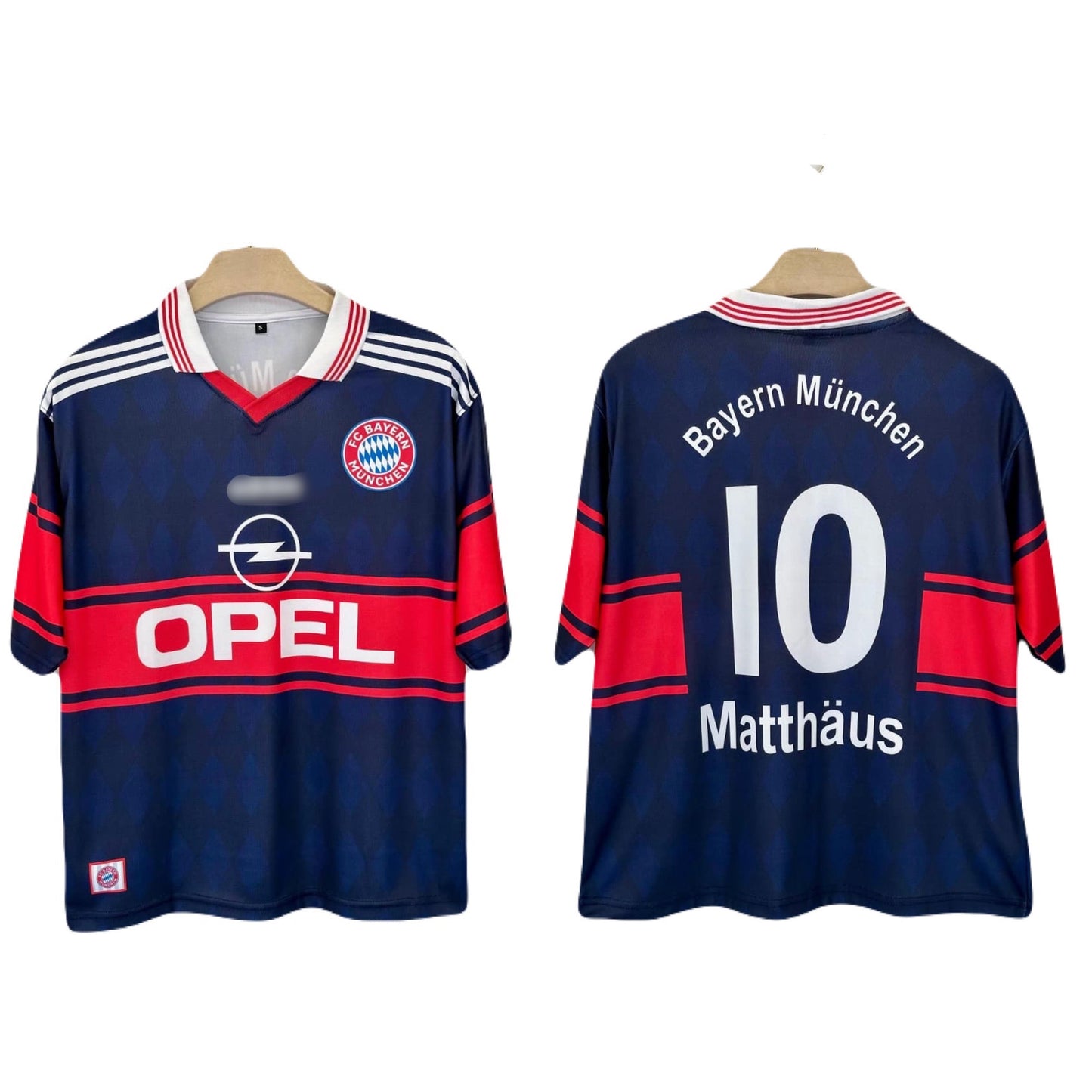 Bayern Munich 1997-98 Home kit Matthaus Five sleeve - P816 bmg store