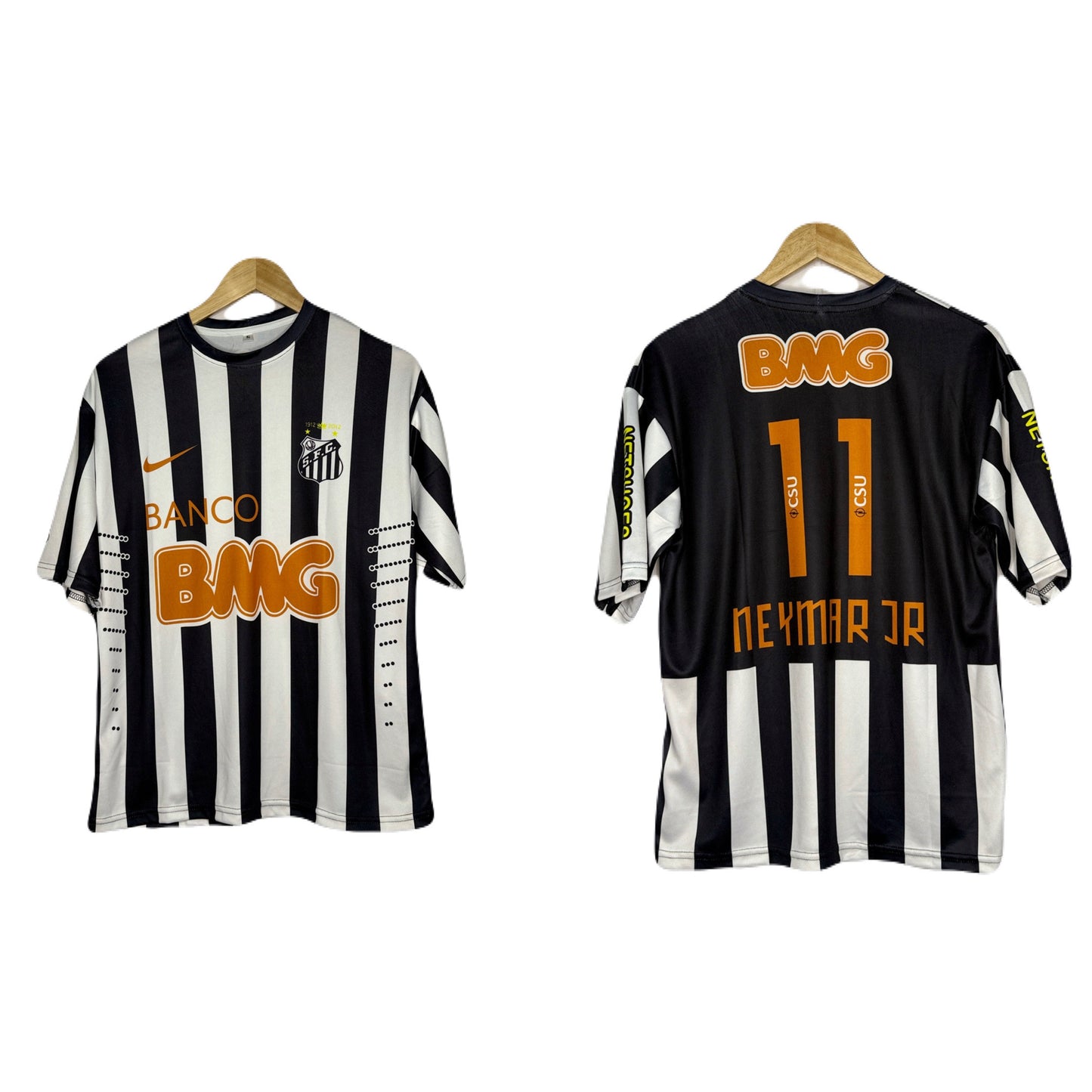 Santos Home Kit Neymar Jr Five Sleeve -bmg store
