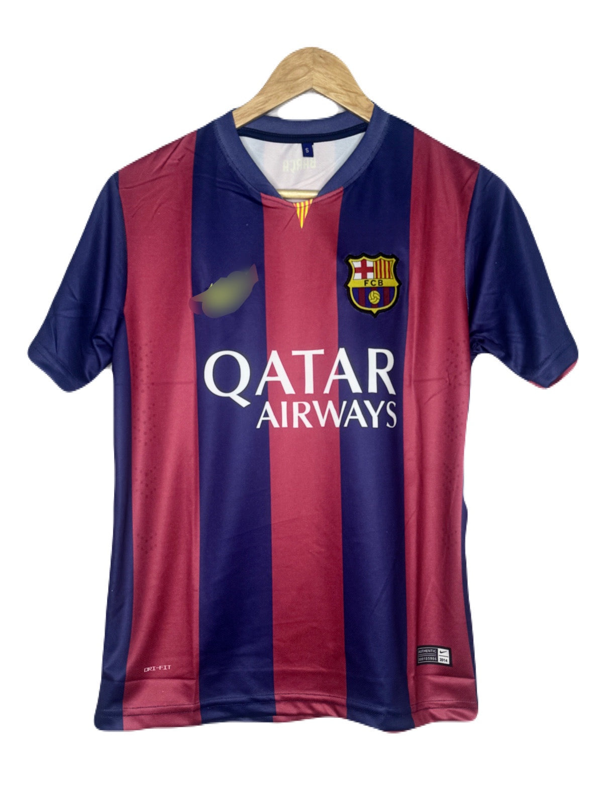 Fc Barcelona 2015 Neymar V Neck Embroidery Half Sleeve - bmg store