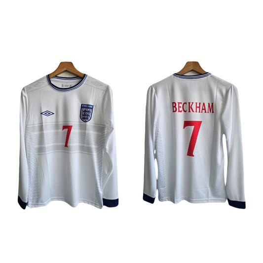 England 2000 home jersey beckham full sleeve - P645 bmg store