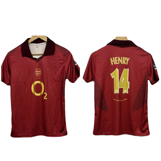 Arsenal Fc 2005-06 Home kit Henry Half sleeve - P845 bmg store