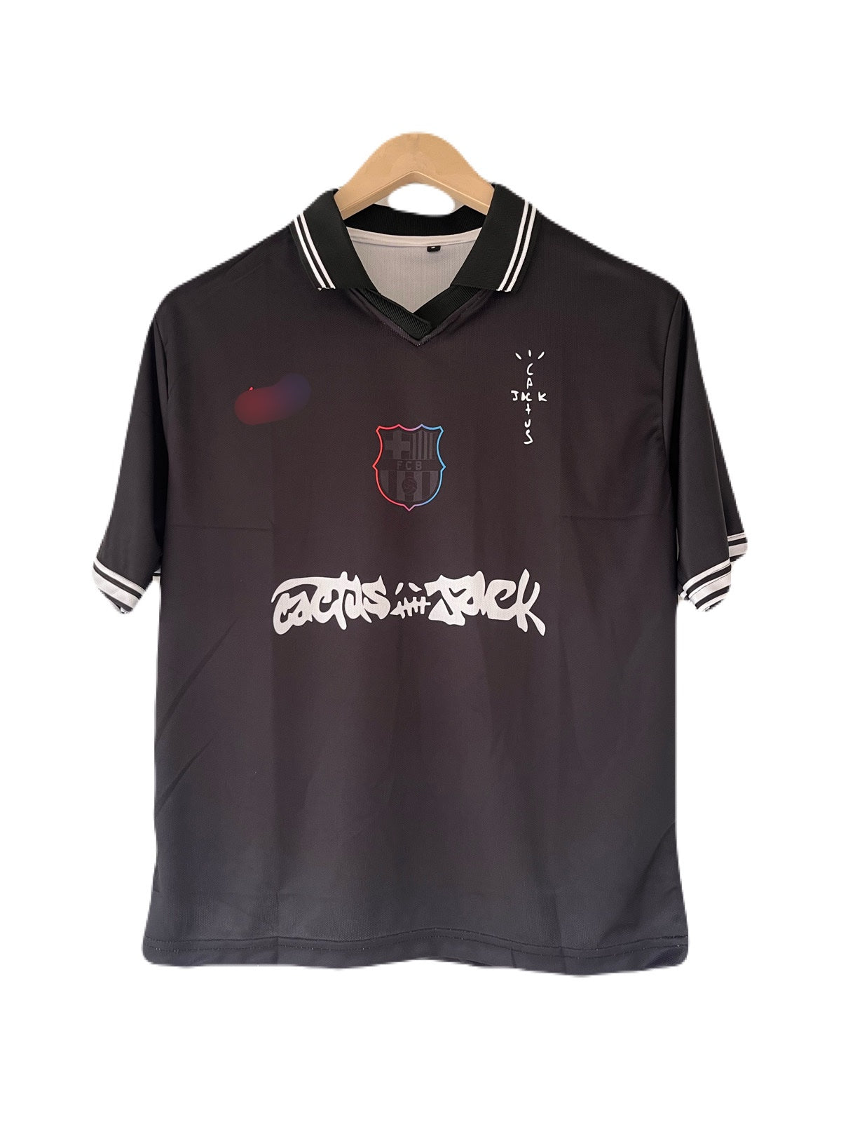 Barcelona Travis Scott Edition Collar Five Sleeve Jersey -P2609 | BMG STORE