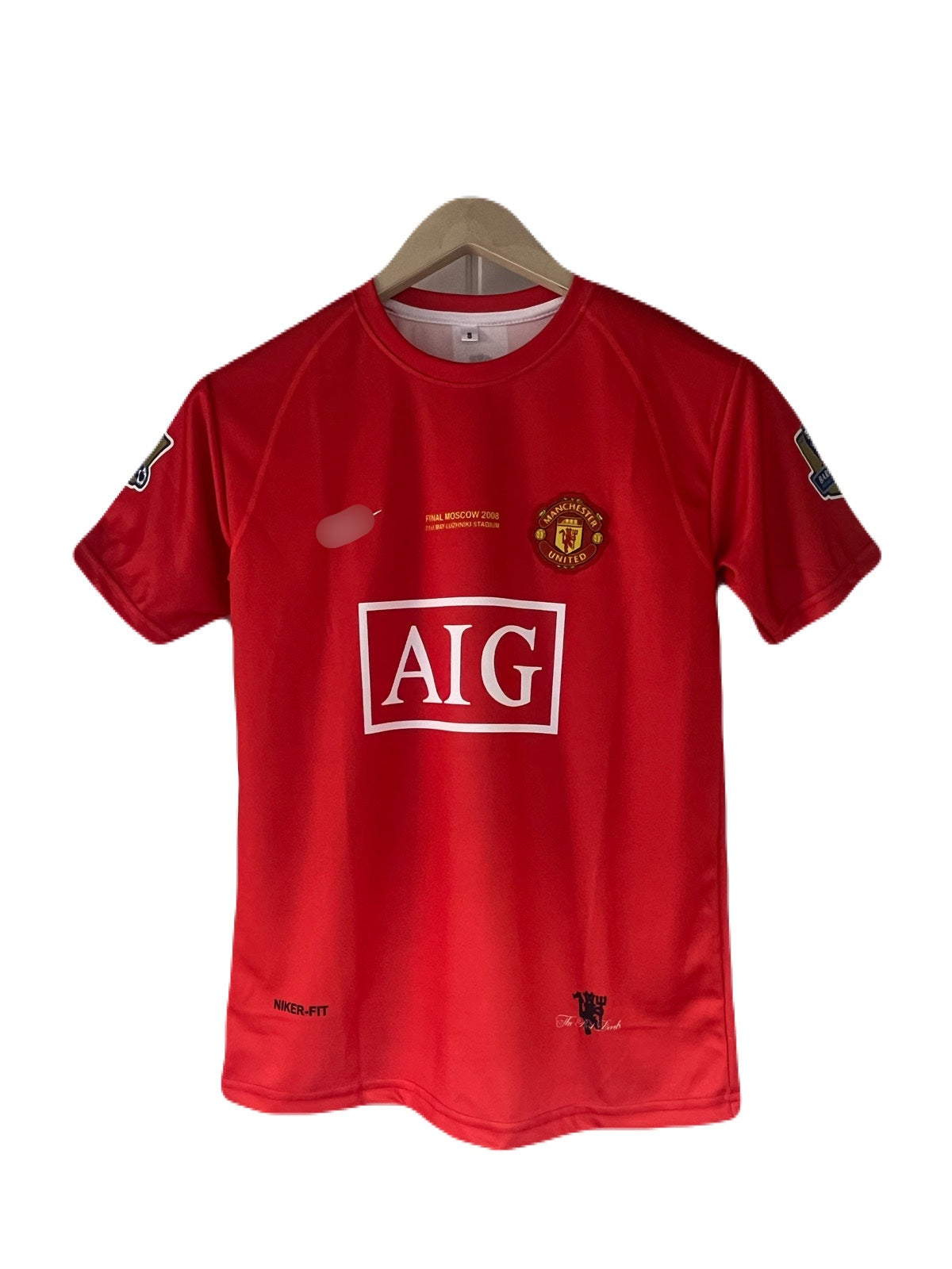 Ronaldo manchester united 2008 ucl final edition Half sleeve -