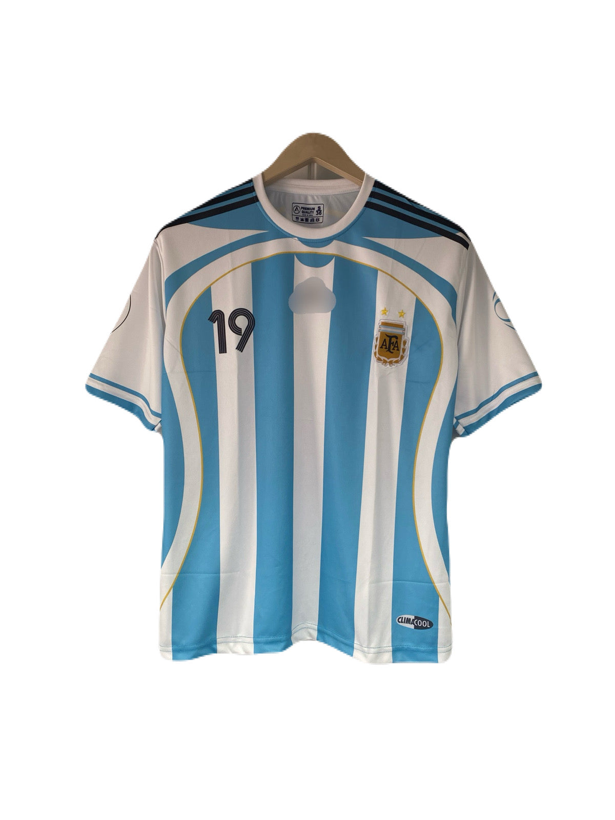 Messi Argentina 2006 Home Five Sleeve Embroidery Jersey - P2590 | BMG STORE