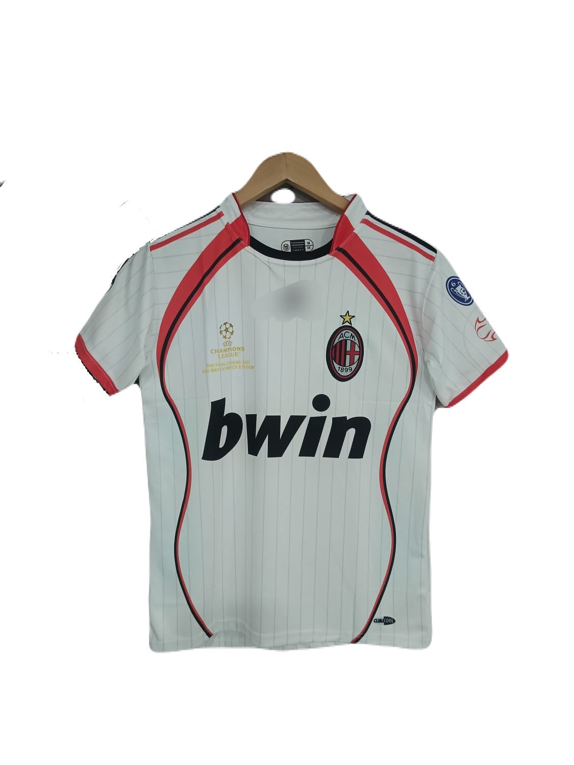 Ac Milan 2006-07 Away final kit Maldini Half sleeve Embroidery - P1533