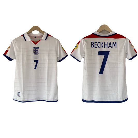 Beckham England half sleeve collar sublimation jersey - P2184