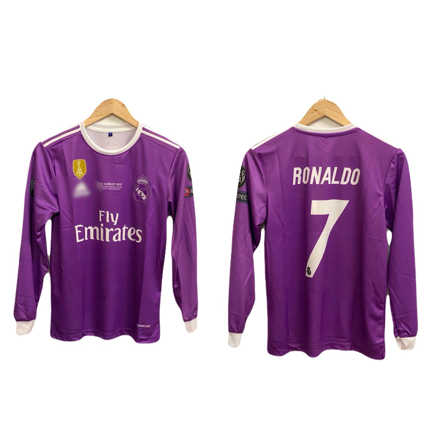 Ronaldo purple real madrid premium full sleeve P52 - bmg store
