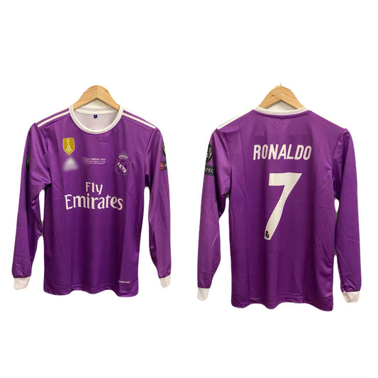 Ronaldo purple real madrid premium full sleeve P52 - bmg store