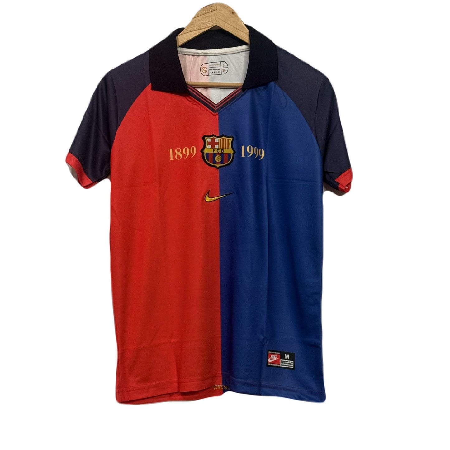 Fc Barcelona 1999-00 Home kit Rivaldo Half Sleeve - bmg store