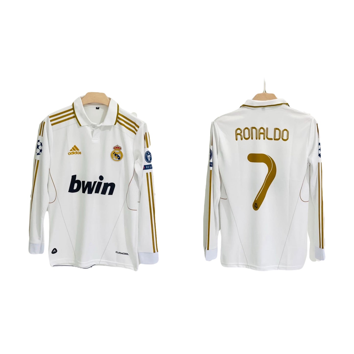 Best retro jersey Realmadrid 2011/12 home jersey Ronaldo full sleeve P405 - bmg store