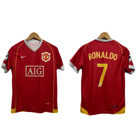 Manchester United 2006/07 Home kit Ronaldo Half sleeve - P429 bmg store