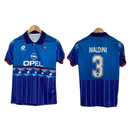 Ac Milan 1995-96 Fourth kit Maldini Half sleeve - P536 bmg store