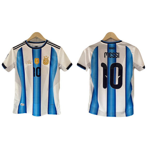 Messi Argentina 2026 World Cup Home Kit  Half Sleeve embroidery -