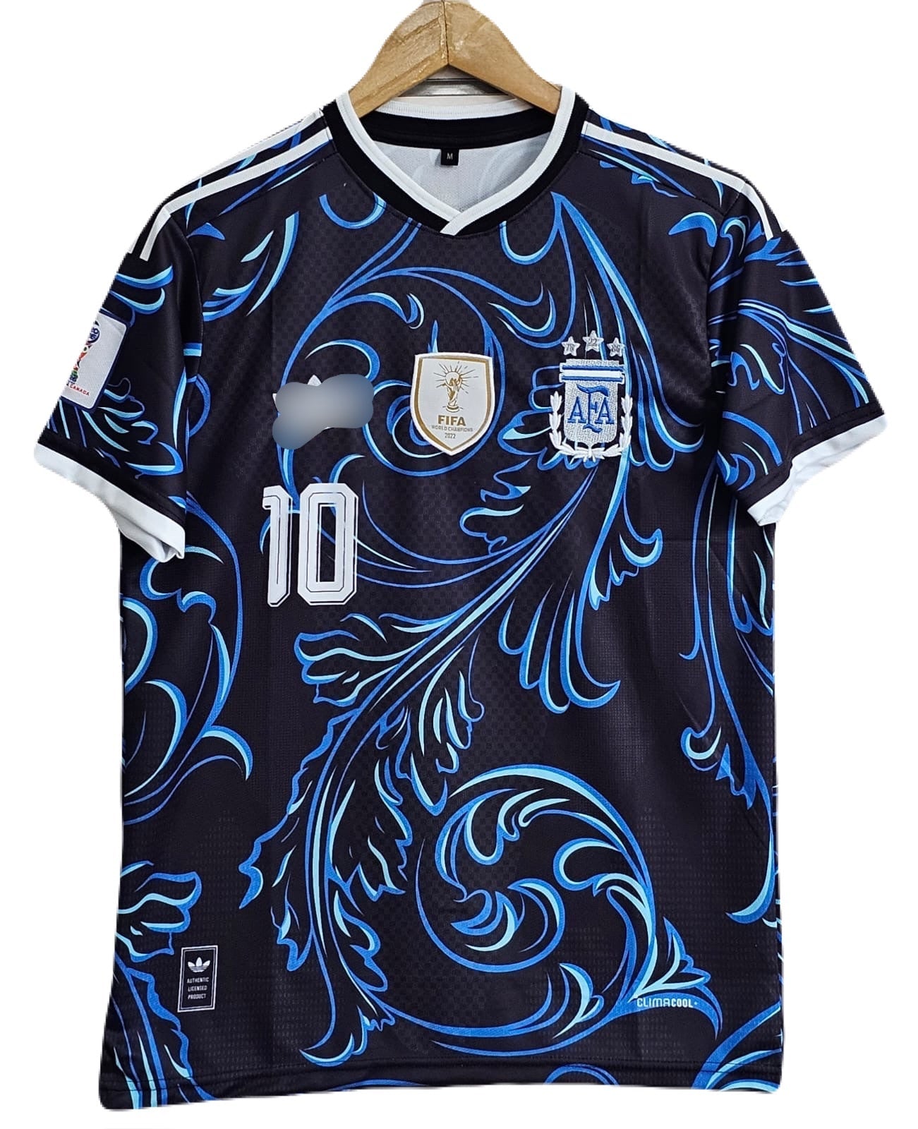 Argentina 2026 Worldcup messi Away Half Sleeve Trio Embroidery crew neck Jersey -P1678
