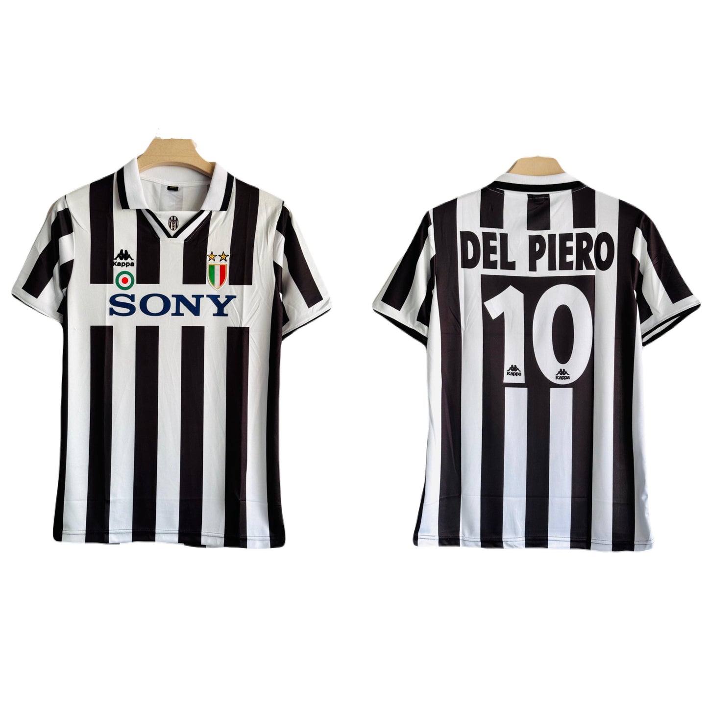 Juvantus del piero  Half sleeve embroidery collar jersey - P1450